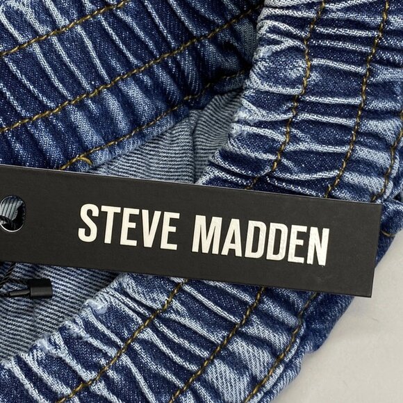 Steve Madden Women's Denim Pant Blue Size XS Gilda Stretch Waist Straight Leg - Picture 3 of 9